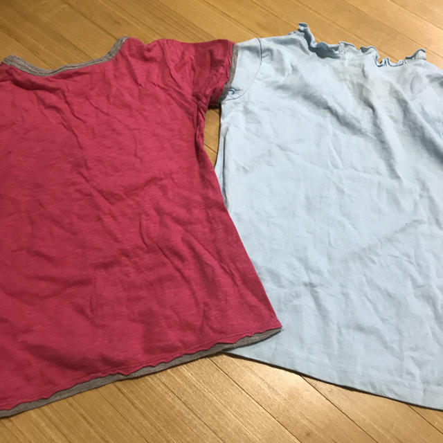 MPS(エムピーエス)の美品☆130cm女児用Tシャツ2枚セット キッズ/ベビー/マタニティのキッズ服女の子用(90cm~)(Tシャツ/カットソー)の商品写真