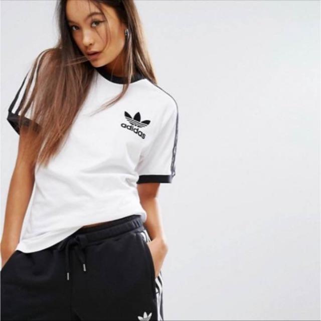 adidas(アディダス)のM ホワイト 新品 アディダス カリフォルニアTシャツ 白色 ユニセックス メンズのトップス(Tシャツ/カットソー(半袖/袖なし))の商品写真