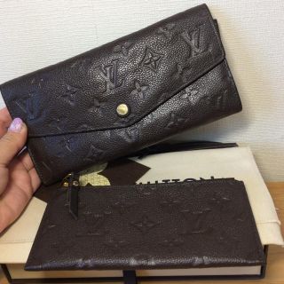 ルイヴィトン(LOUIS VUITTON)の【LOUIS VUITTON】ポルトフォィユキュリーズ・アンプラント長財布(財布)