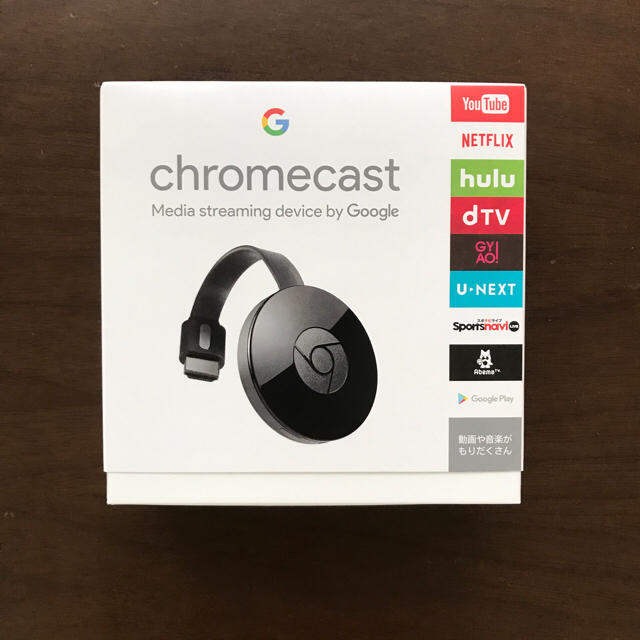 新品未開封 chromecast クロームキャスト 黒 スマホ/家電/カメラのテレビ/映像機器(その他)の商品写真