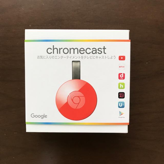 【超目玉枠】 新品未開封 chromecast ふぁーま by 赤の通販 クロームキャスト 映像用ケーブル