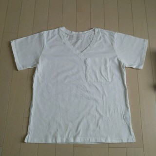 ヘザー(heather)のHeather 　ポケット付VネックTシャツ(Tシャツ(半袖/袖なし))