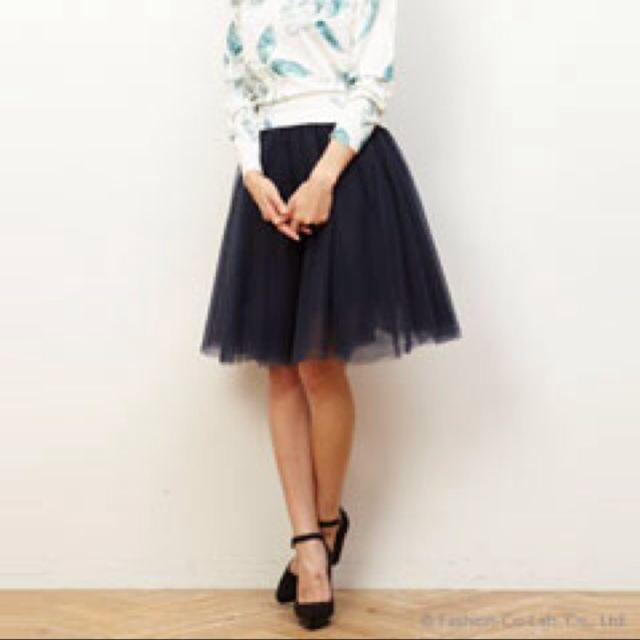 FRAY I.D(フレイアイディー)の今季♡チュールスカート レディースのスカート(ひざ丈スカート)の商品写真
