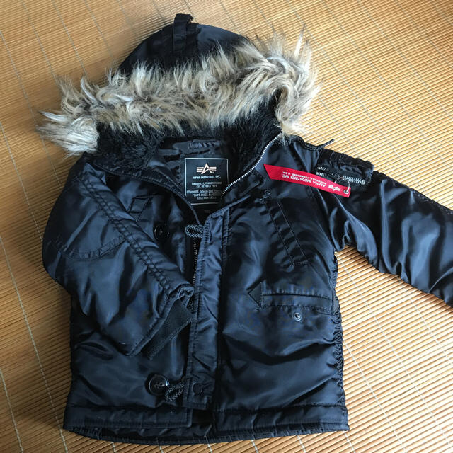 ALPHA INDUSTRIES(アルファインダストリーズ)のALPHA N3-B キッズコート キッズ/ベビー/マタニティのキッズ服男の子用(90cm~)(コート)の商品写真