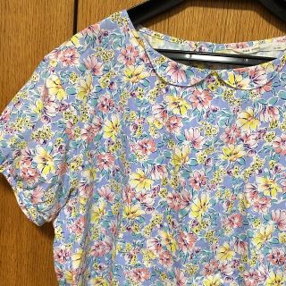 サマンサモスモス(SM2)のぴか様専用 ehka sopo 花柄ブラウス(シャツ/ブラウス(半袖/袖なし))