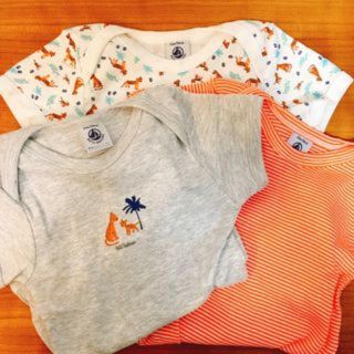 プチバトー(PETIT BATEAU)のプチバトー 半袖肌着3枚組 24M【男の子】(肌着/下着)