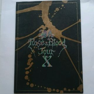 X JAPAN「Rose & Blood TOUR」ツアーパンフの通販 by riri's