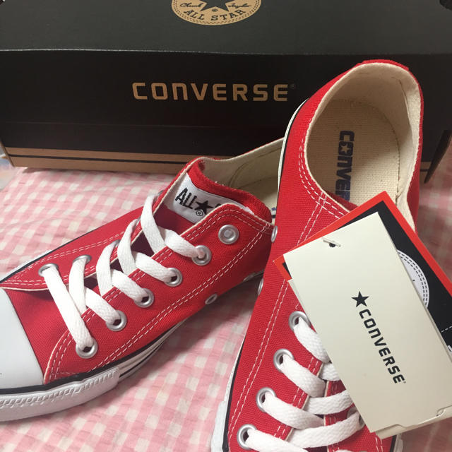 CONVERSE(コンバース)のconverse red レディースの靴/シューズ(スニーカー)の商品写真