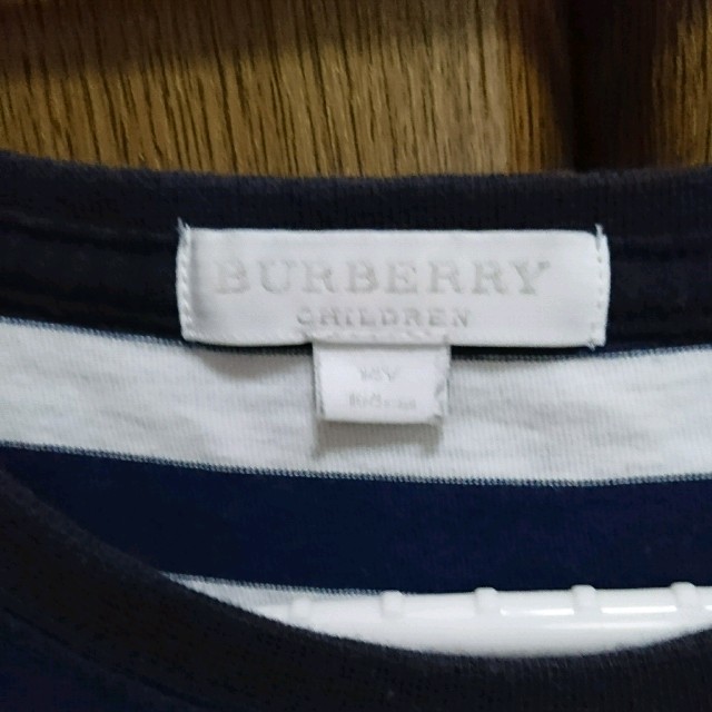 BURBERRY(バーバリー)のBURBERRY children ボーダーTシャツ 160 レディースのトップス(Tシャツ(半袖/袖なし))の商品写真