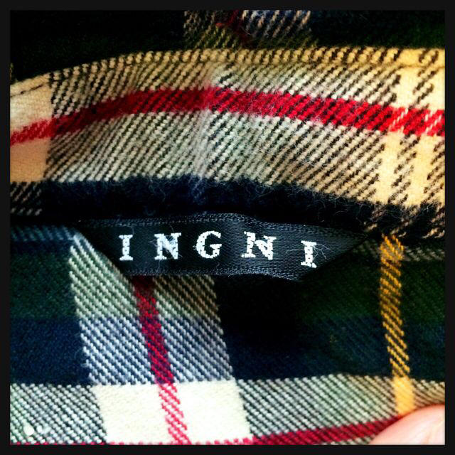 INGNI(イング)の【送込】INGNI チェックシャツ レディースのトップス(シャツ/ブラウス(長袖/七分))の商品写真
