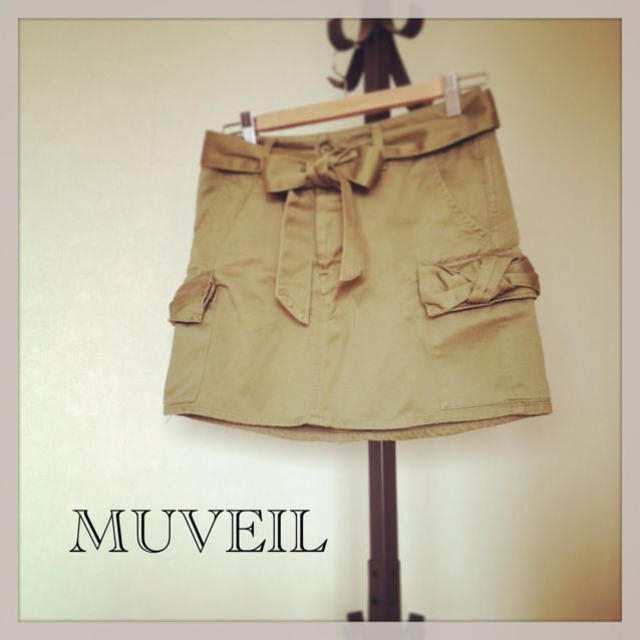 MUVEIL WORK(ミュベールワーク)のMUVEIL🌴バックリボンスカート🌴 レディースのスカート(ミニスカート)の商品写真