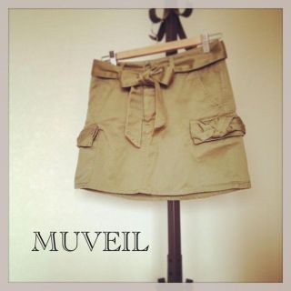 ミュベールワーク(MUVEIL WORK)のMUVEIL🌴バックリボンスカート🌴(ミニスカート)