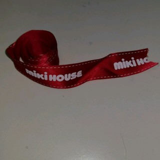 ミキハウス(mikihouse)のMIKI HOUSE赤いリボン！(生地/糸)