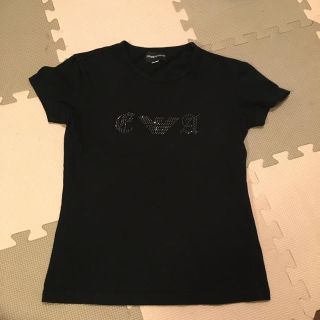 エンポリオアルマーニ(Emporio Armani)のももさん専用☆EMPORIO ARMANI ブラック スタッズTシャツ☆(Tシャツ(半袖/袖なし))