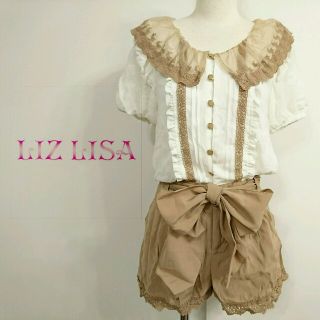 リズリサ(LIZ LISA)の♥LIZ LISA♥リボン付♥ドッキングオールインワン♥(オールインワン)