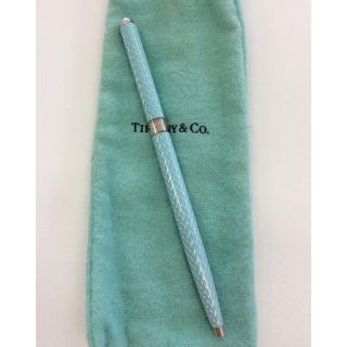 ティファニー(Tiffany & Co.)の新品送料無料 ティファニー ボールペン ブルーダイヤテクスチャード パースペン(ペン/マーカー)