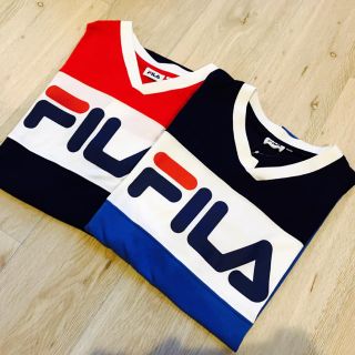 フィラ(FILA)の超人気商品‼✨FILA 切替 サマー Tシャツ(Tシャツ(半袖/袖なし))