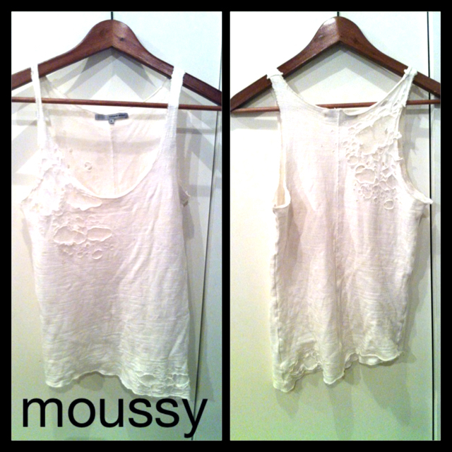 moussy(マウジー)の◆moussy Damage tank◆ レディースのトップス(タンクトップ)の商品写真