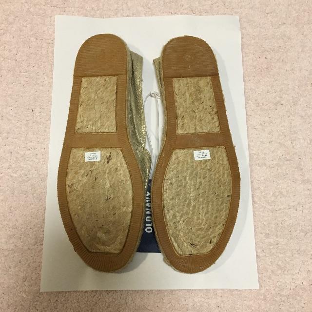 Old Navy(オールドネイビー)の新品未着用　OLD NAVY　エスパドリーユ　サイズ６ レディースの靴/シューズ(スリッポン/モカシン)の商品写真