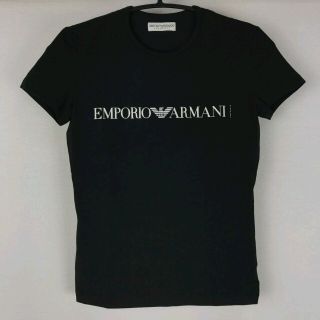 エンポリオアルマーニ(Emporio Armani)の2点セット！美品 エンポリオアルマーニ 半袖クルーネックTシャツ ブラック S(Tシャツ(半袖/袖なし))