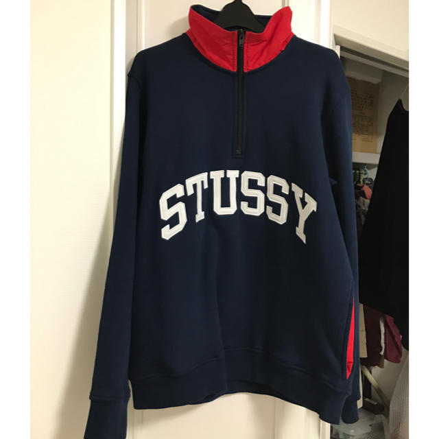 STUSSY - stussy ハーフジップトレーナーの通販 by みつを's shop｜ステューシーならラクマ