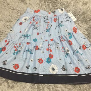 ザラ(ZARA)の新品 ZARA 花柄スカート(ひざ丈スカート)