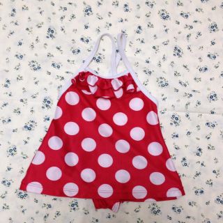 水着80 新品☆赤ドット♡(水着)