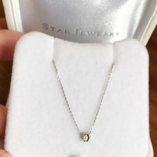 スタージュエリー(STAR JEWELRY)のスタージュエリー   プラチナ  ダイヤモンド ネックレス(ネックレス)