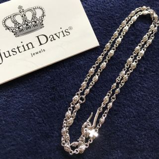 ジャスティンデイビス(Justin Davis)の新品◆JUSTIN DAVIS◆TINY CROSS CHAIN◆50cm◆(ネックレス)