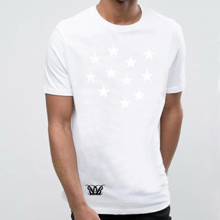 ロンハーマン(Ron Herman)のユニセックス ライズリヴァレンス 11スター バックサーフロゴTシャツ wh1(Tシャツ/カットソー(半袖/袖なし))