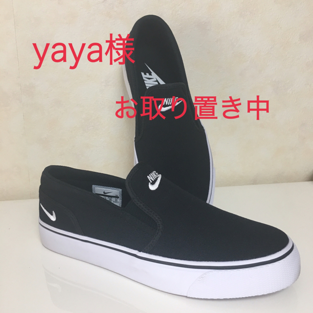 NIKE(ナイキ)のyaya様専用・ナイキ・トキスリップキャンバス black レディースの靴/シューズ(スニーカー)の商品写真