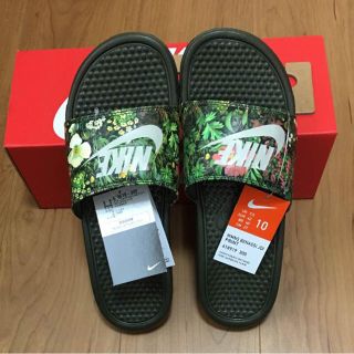 ナイキ(NIKE)の☆新品☆NIKE BENASSI JDI ベナッシ 花柄 グリーン系 27cm(サンダル)