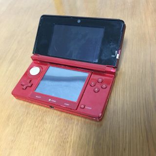 ニンテンドウ(任天堂)の3DS 赤(携帯用ゲーム機本体)