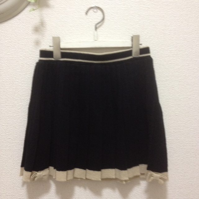 F i.n.t(フィント)のF.i.n.t♡プリーツニットスカート レディースのスカート(ミニスカート)の商品写真