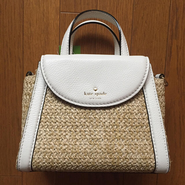 kate spade new york(ケイトスペードニューヨーク)のケイトスペード♡カゴバッグ新品 レディースのバッグ(かごバッグ/ストローバッグ)の商品写真