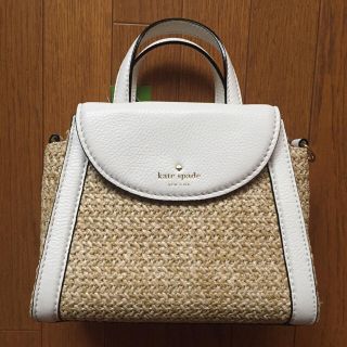 ケイトスペードニューヨーク(kate spade new york)のケイトスペード♡カゴバッグ新品(かごバッグ/ストローバッグ)