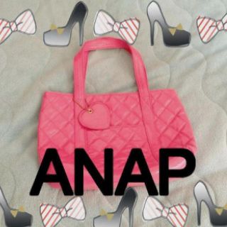 アナップ(ANAP)の最安値♡ANAPピンクバッグ(トートバッグ)