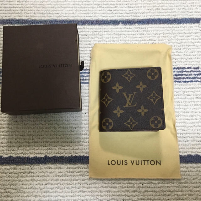 激安セール】 LOUIS VUITTON 2つ折り財布 ポルトフォイユマルコ