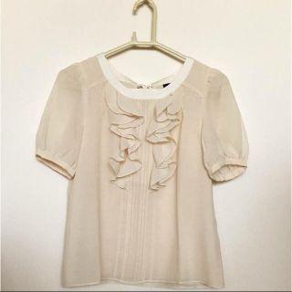 メルローズ(MELROSE)のメルローズ☆フリルブラウス(シャツ/ブラウス(半袖/袖なし))