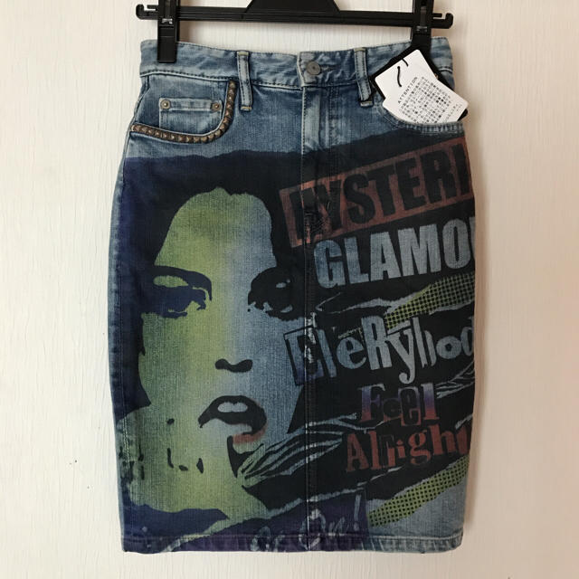 HYSTERIC GLAMOUR(ヒステリックグラマー)のHYSTERICGLAMOUR/新品タグ付きハーフペンシルスカート/ヒステリック レディースのスカート(ひざ丈スカート)の商品写真