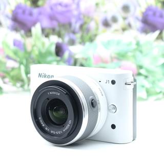 ニコン(Nikon)のWiFi対応！コンパクトで可愛いホワイト！ ニコン1 J1(ミラーレス一眼)