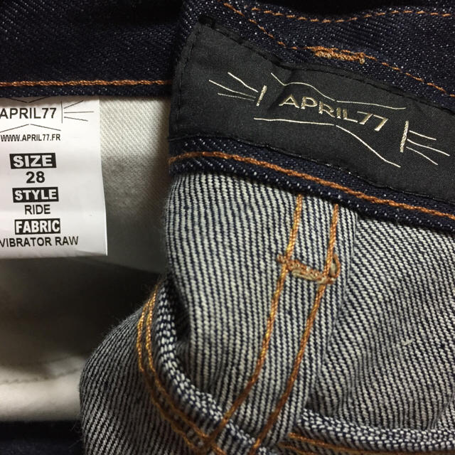 April77(エイプリルセブンティセブン)のApril77 Ride Vibrator Raw メンズのパンツ(デニム/ジーンズ)の商品写真
