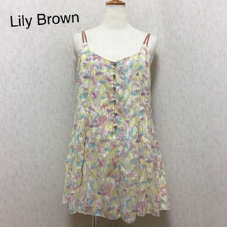 リリーブラウン(Lily Brown)のLiLi様専用 リリーブラウン ロンパース 花柄 オールインワン(オールインワン)