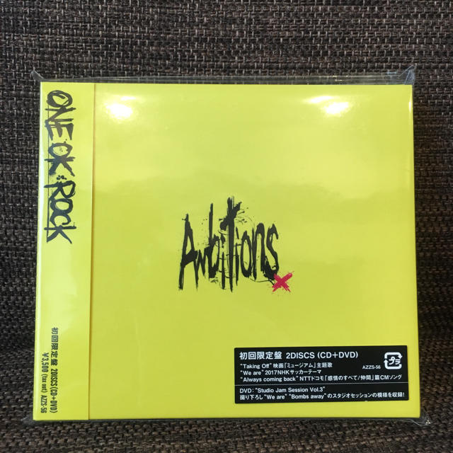 ONE OK ROCK(ワンオクロック)のワンオクアルバムAmbitions初回限定盤 エンタメ/ホビーのCD(ポップス/ロック(邦楽))の商品写真