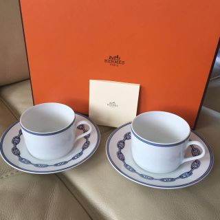 エルメス(Hermes)の❤️ブルーベリー様ありがとうございます❤️エルメス❤️コーヒーカップ(食器)