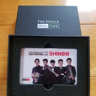 シャイニー(SHINee)のSHINee新羅免税店ﾌｧﾝﾌｪｽﾃｨﾊﾞﾙ　感謝カード(アイドルグッズ)