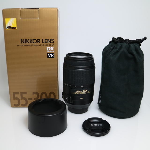 Nikon(ニコン)の★大人気超望遠レンズ★ニコン AF-S 55-300mm VR(手振れ補正)★ スマホ/家電/カメラのカメラ(デジタル一眼)の商品写真