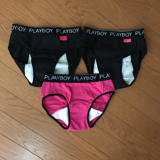 PLAYBOY - PLAY BOY サニタリーショーツ 3枚セットの通販 by PLAYBOY - PLAY BOY サニタリーショーツ 3枚セットの通販 by