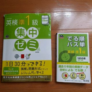 オウブンシャ(旺文社)のでる順パス単　集中ゼミ　英検準1級(ノンフィクション/教養)