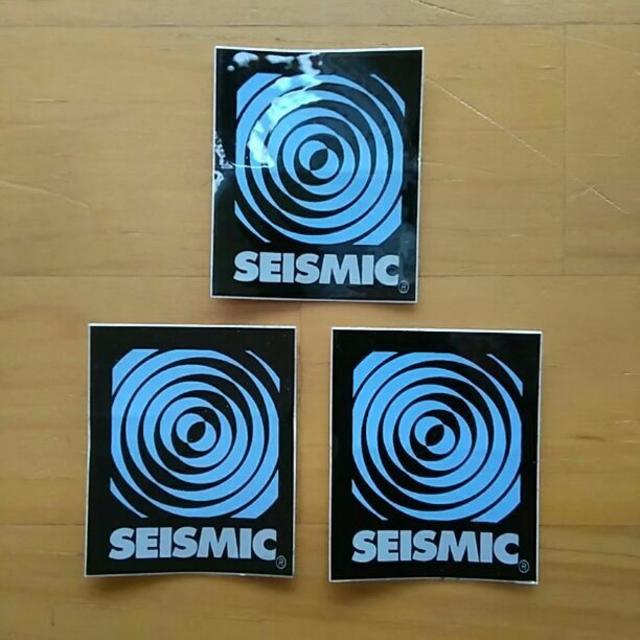 SEISMIC (シスミック) ミニステッカー ３枚セット スポーツ/アウトドアのスポーツ/アウトドア その他(スケートボード)の商品写真